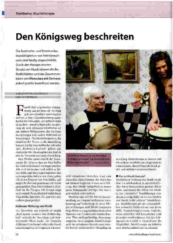 Vorschauseite 1: Den Königsweg beschreiten