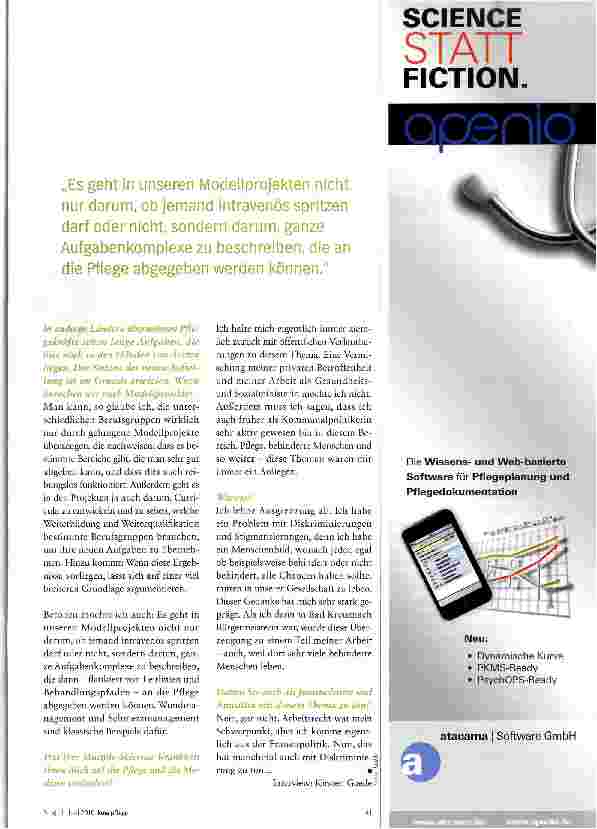 Vorschauseite 4: Malu Dreyer über Pflegekräfte und Ärzte