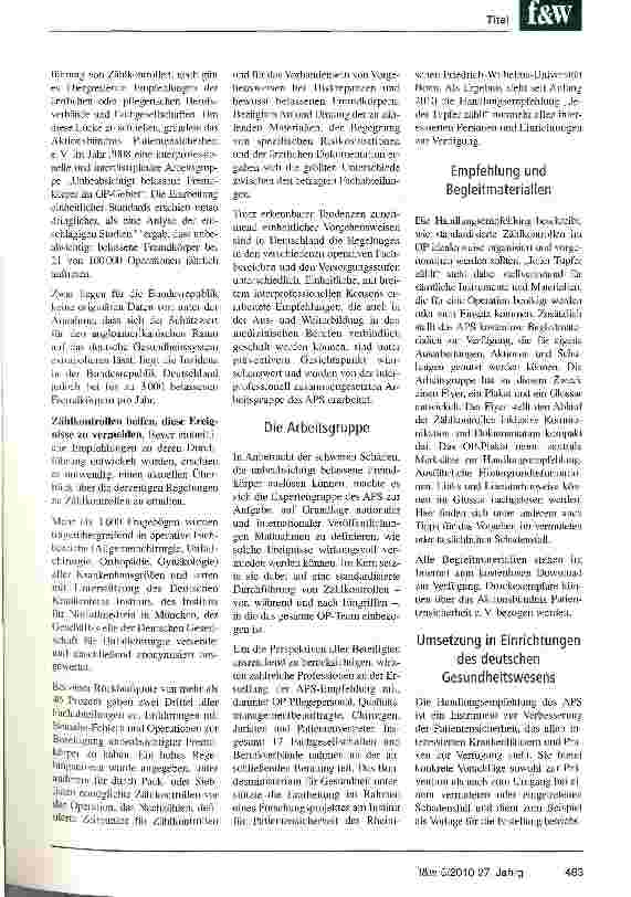 Vorschauseite 2: Jeder Tüpfer zählt