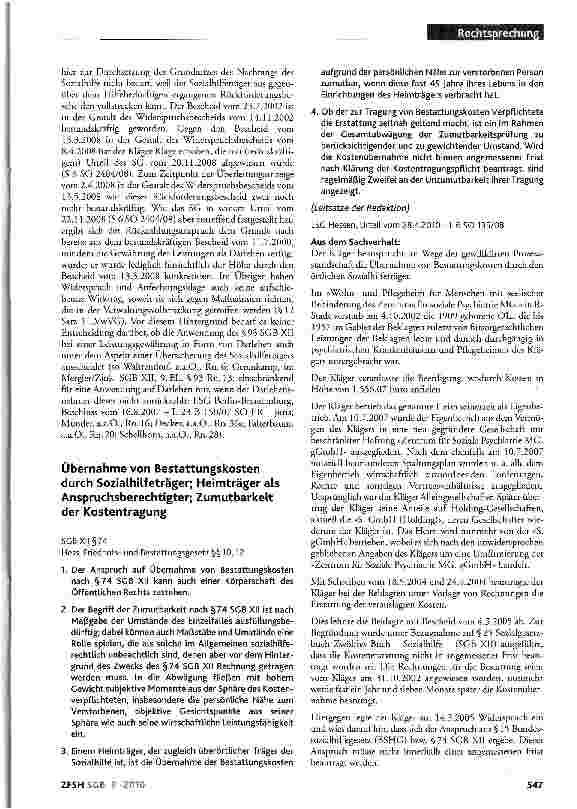 Vorschauseite 5: Überleitung von Ansprüchen auf Sozialhilfeträger; Anspruch auf Erbauseinandersetzung; Herausgabeanspruch gegen Hinterlegungsstelle; vollstreckbarer Rückforderungsbescheid schließt…