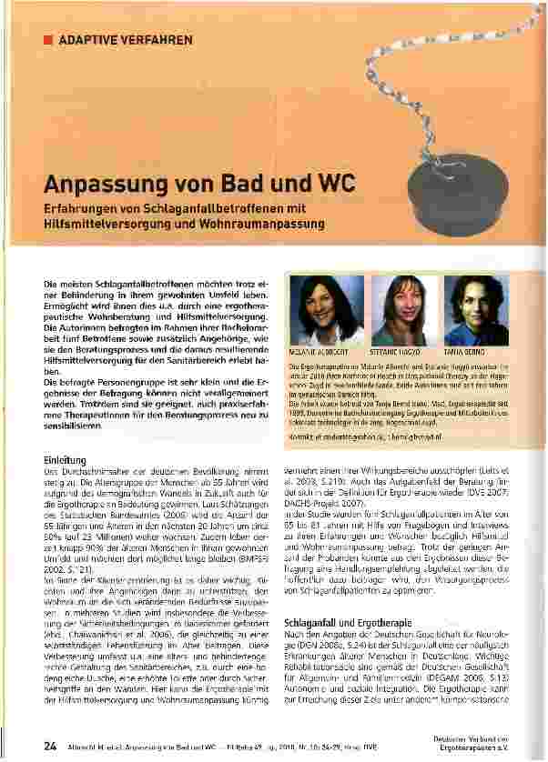 Vorschauseite 1: Anpassung von Bad und WC