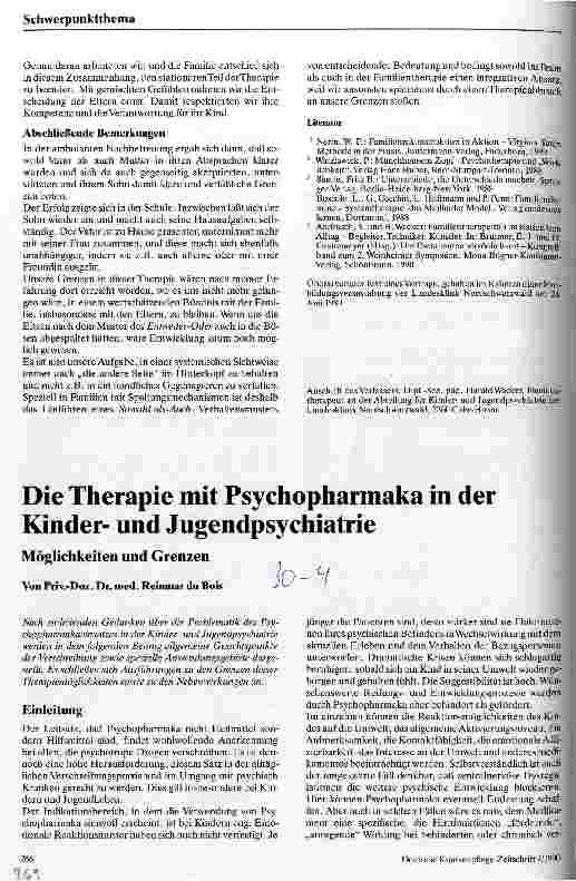 Vorschauseite 5: Die systematische Sichtweise der Familientherapie Möglichkeiten und Grenzen im stationären Alltag