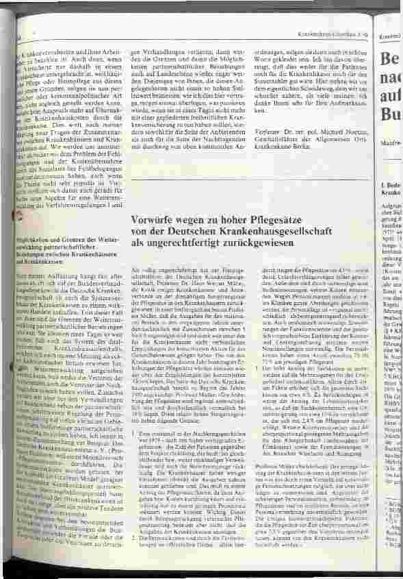 Vorschauseite 3: Aspekte der Zusammenarbeit zwischen Krankenkassen und Krankenhäusern