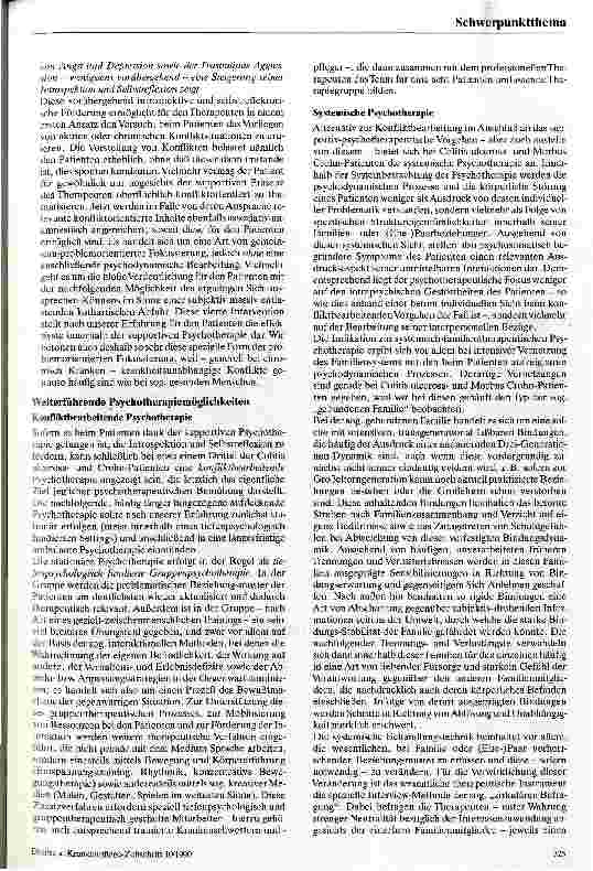 Vorschauseite 4: Colitis ulcerosa und Morbus Crohn: Psychosomatischer Aspekt