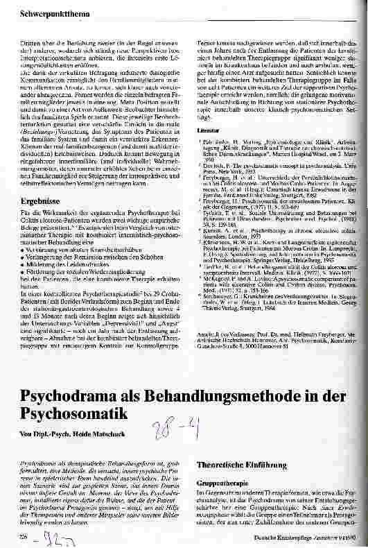 Vorschauseite 5: Colitis ulcerosa und Morbus Crohn: Psychosomatischer Aspekt