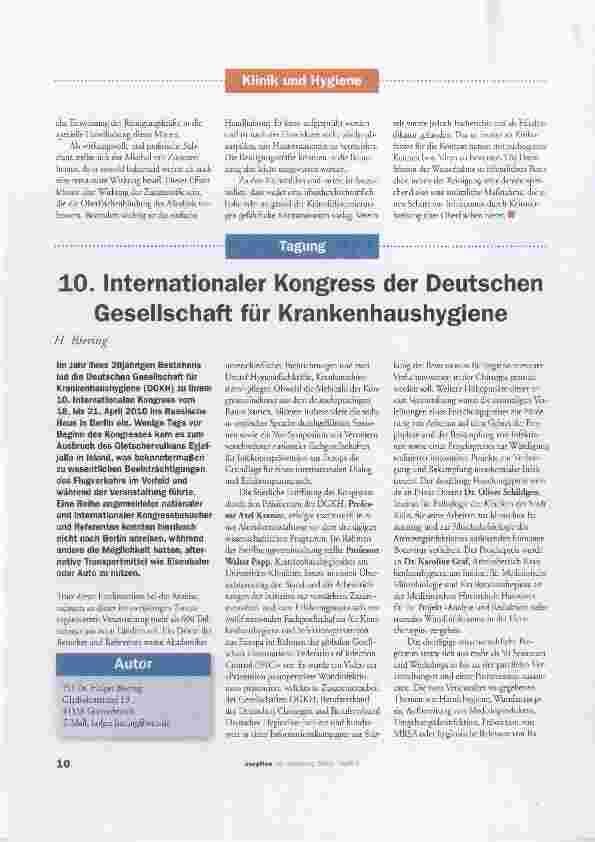 Vorschauseite 3: Wirksamkeit verschiedener Substanzen bei der Desinfektion von Wasserhähnen