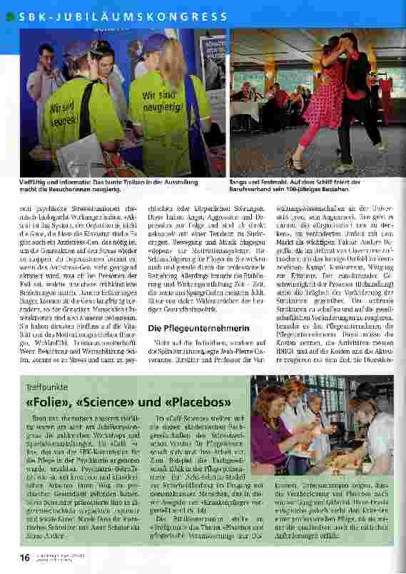 Vorschauseite 5: Die Pflege zwischen Visionen und Hemmnissen