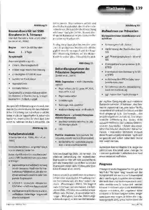 Vorschauseite 4: Peripartale Psychische Erkrankungen