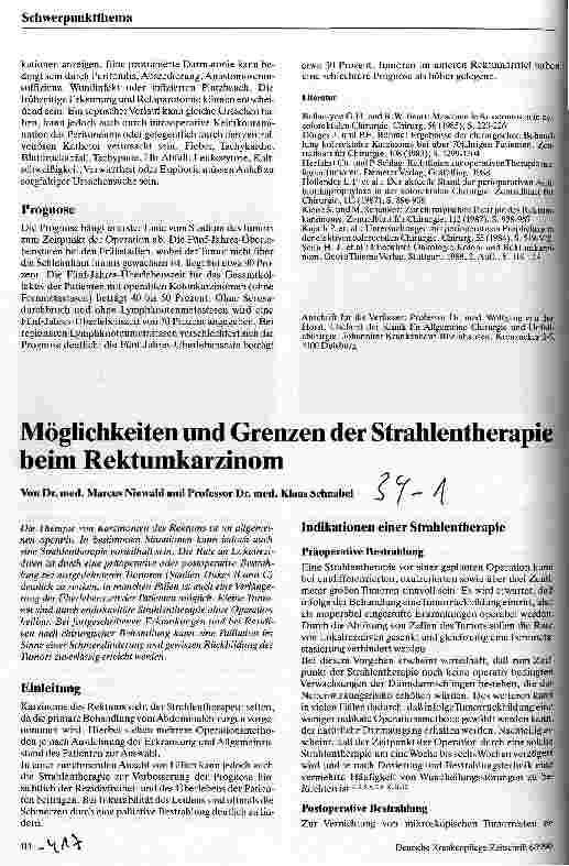 Vorschauseite 5: Tumorchirurgie des Dickdarmes