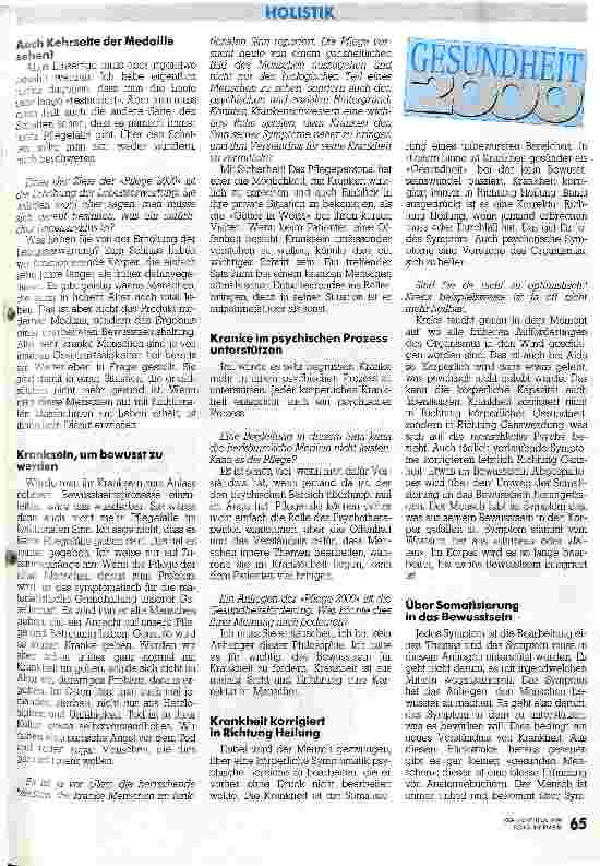 Vorschauseite 2: Der gesunde Mensch ist eine Illusion