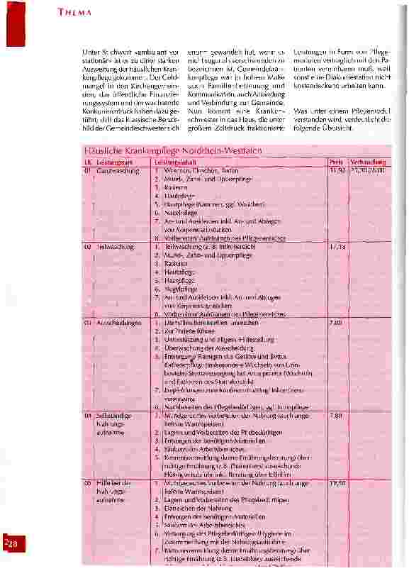 Vorschauseite 3: Pflege im Spannungsfeld von Wirtschaftlichkeit und Nächstenliebe