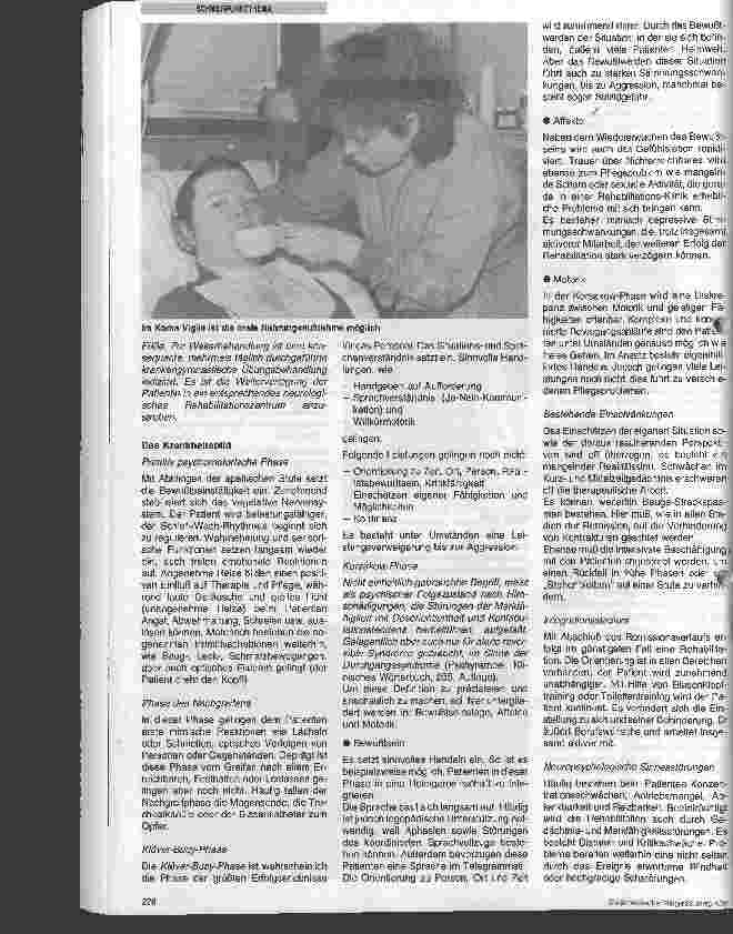 Vorschauseite 3: Eine erfolgreiche Rehabilitation Gitti war Apallikerin