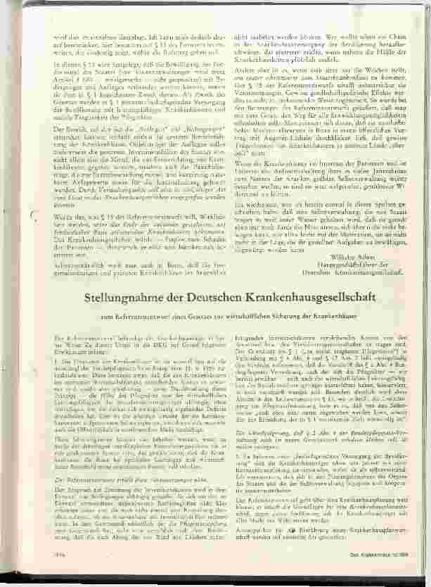 Vorschauseite 2: DKG lehnt den Referantenentwurf ab.