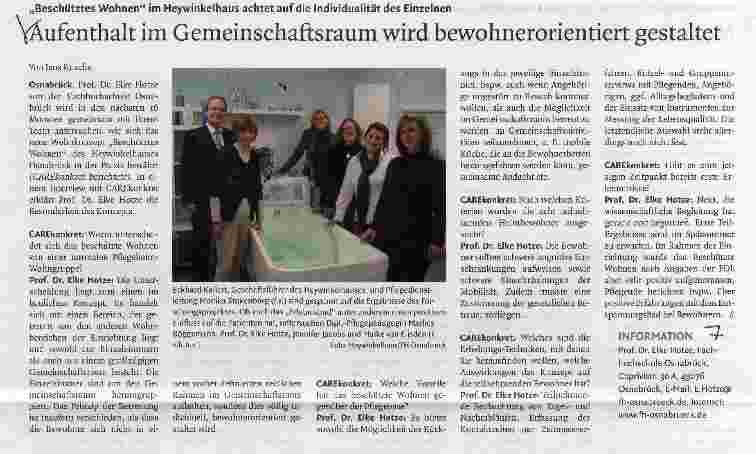 Vorschauseite 1: Aufenthalt im Gemeinschaftsraum wird bewohnerorientiert gestaltet