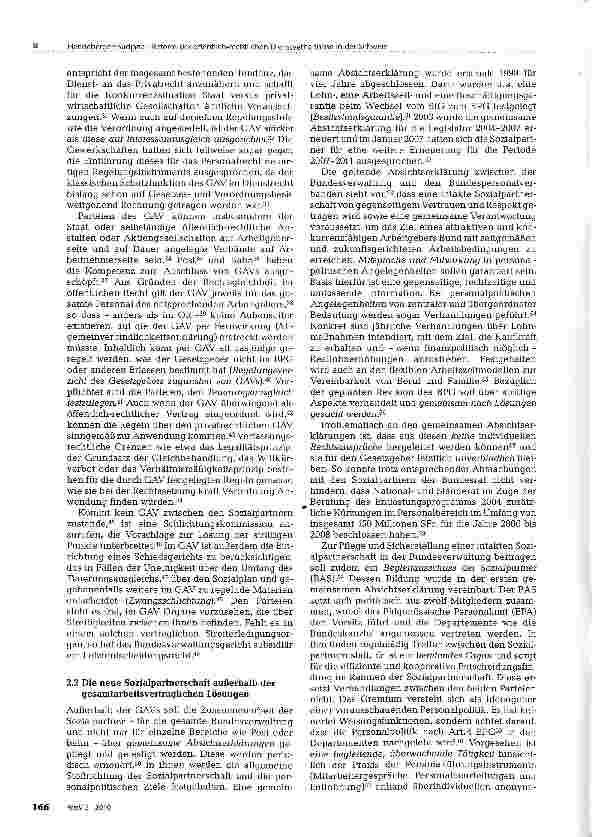 Vorschauseite 3: Reform der öffentlich-rechtlichen Dienstverhältnisse in der Schweiz: Konsequenzen für die Personalvertretung auf Bundesebene?
