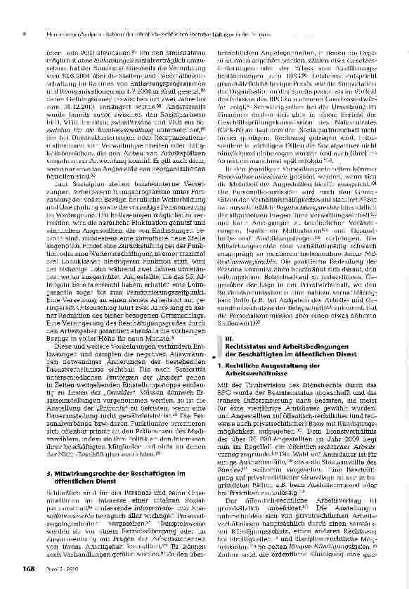 Vorschauseite 5: Reform der öffentlich-rechtlichen Dienstverhältnisse in der Schweiz: Konsequenzen für die Personalvertretung auf Bundesebene?