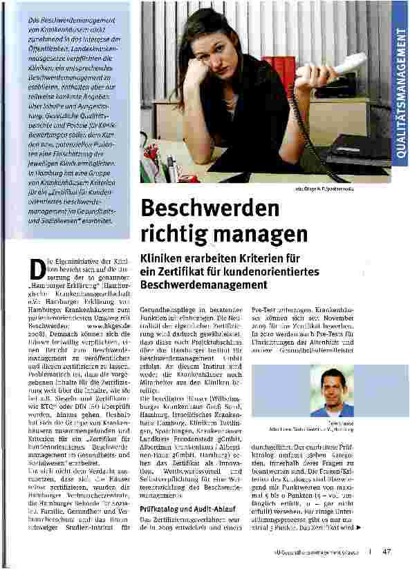 Vorschauseite 1: Beschwerden richtig managen