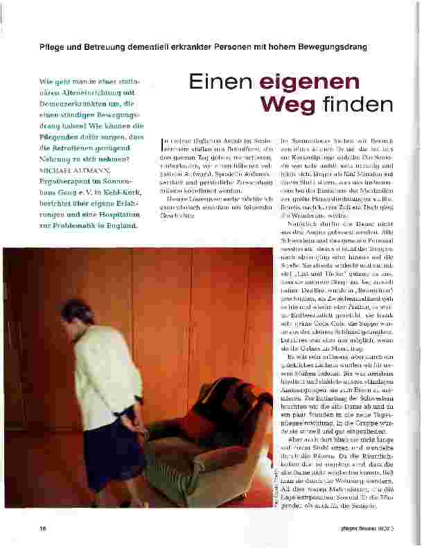 Vorschauseite 1: Einen eigenen Weg finden