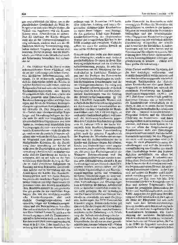 Vorschauseite 3: Evangelische Krankenhäuser - Krankenhäuser der evangelischen Kirche?