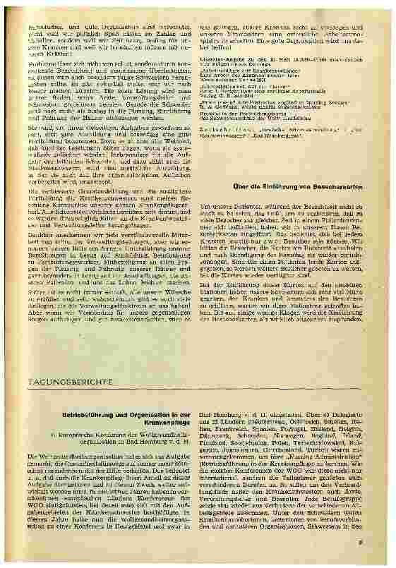 Vorschauseite 4: Planungsarbeiten im Schwesternbüro