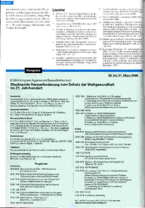 Vorschauseite 6: Ermittlung der bakteriellen Barrierewirkung von feuchten OP-Mänteln und OP-Tüchern