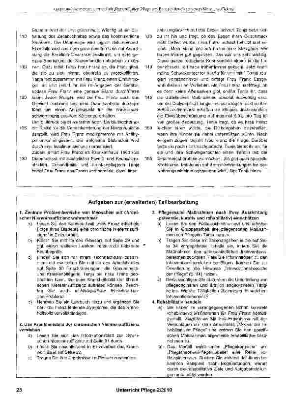 Vorschauseite 3: Lerneinheit „Rehabilitative Pflege am Beispiel der chronischen Niereninsuffizienz