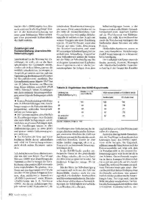 Vorschauseite 4: Mythen der Gesundheitspolitik
