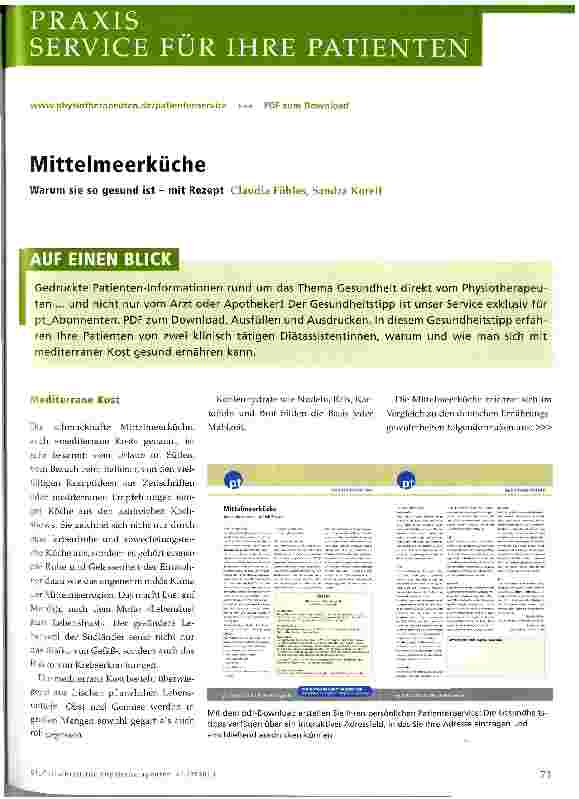 Vorschauseite 1: Mittelmeerküche