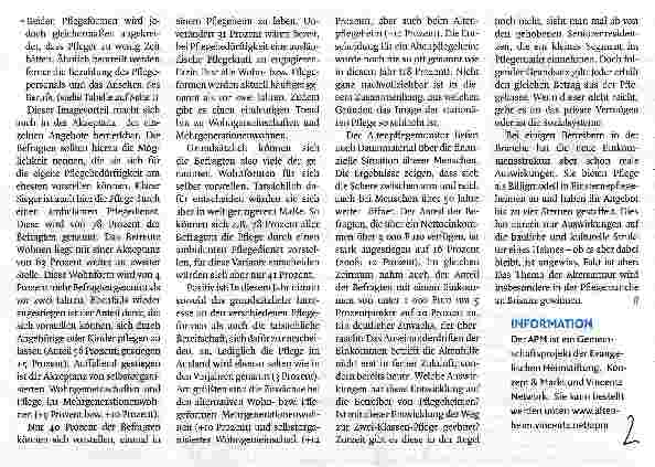 Vorschauseite 2: Image der Heime sinkt immer weiter