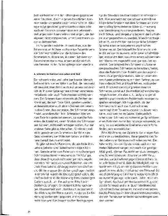Vorschauseite 4: Der Schmerz im Kontext von Leben, Glaube und Kultur Zum Umgang mit schwierigen Schmerzsituationen in der ambulanten Palliativpflege