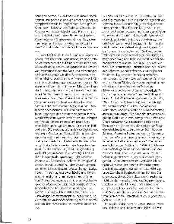Vorschauseite 6: Der Schmerz im Kontext von Leben, Glaube und Kultur Zum Umgang mit schwierigen Schmerzsituationen in der ambulanten Palliativpflege