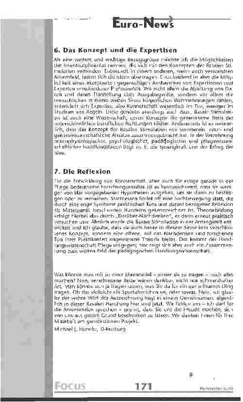 Vorschauseite 4: Prof. Dr. Andreas Fröhlich anlässlich der Überreichung der Ehrennadel des Berufsverbandes am 18.5.2000