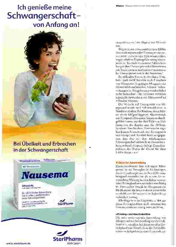 Vorschauseite 2: Misoprostol - lange bewährt und noch in Diskussion
