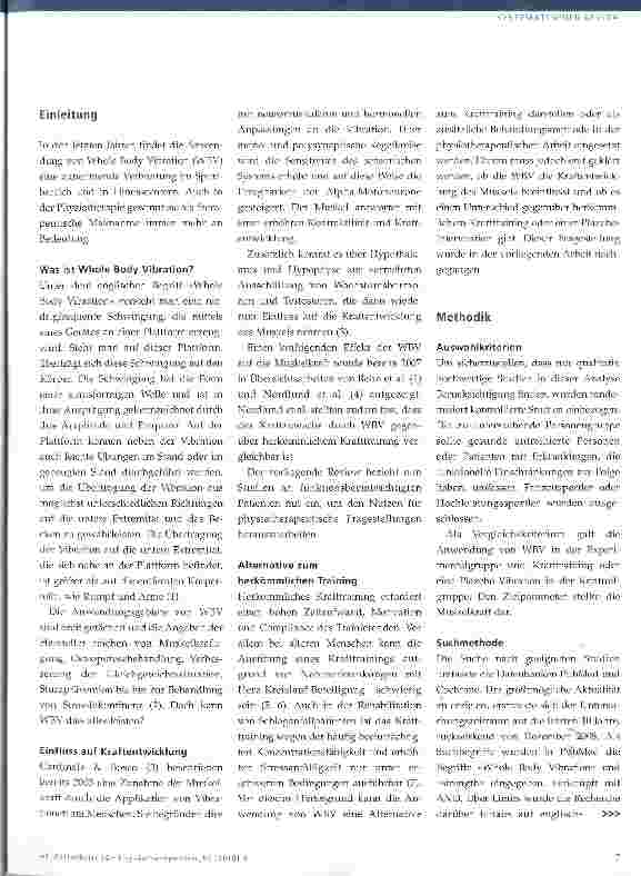 Vorschauseite 2: Whole Body Vibration