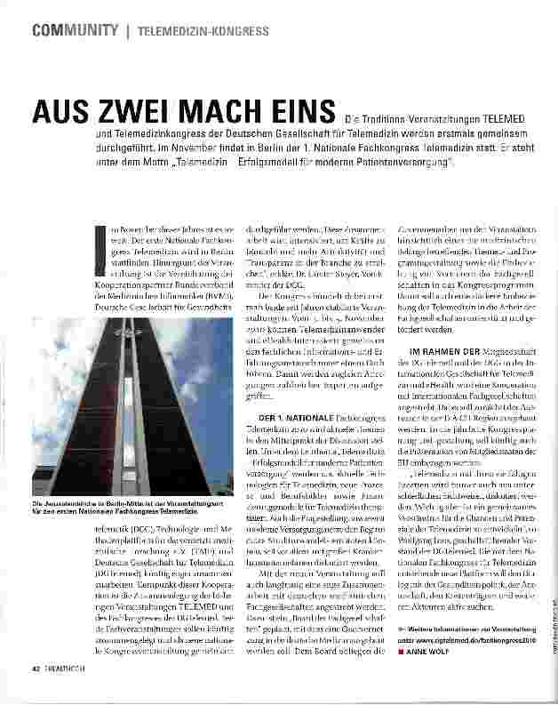 Vorschauseite 1: AUS ZWEI MACH EINS