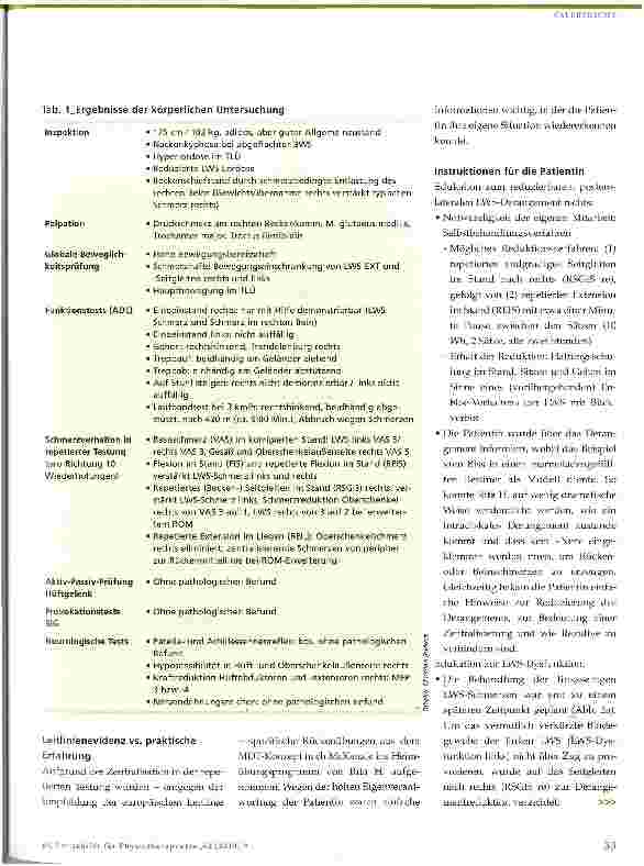 Vorschauseite 3: Unspezifische lumbale Rückenschmerzen