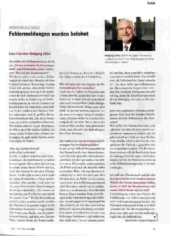 Vorschauseite 2: Mehr Rechte für schlecht Behandelte