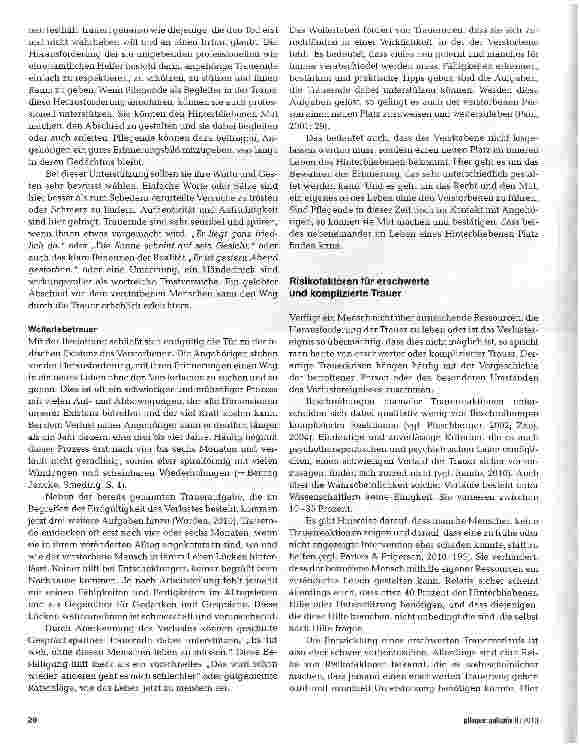 Vorschauseite 3: Trauer verstehen - erschwerte Trauer erkennen