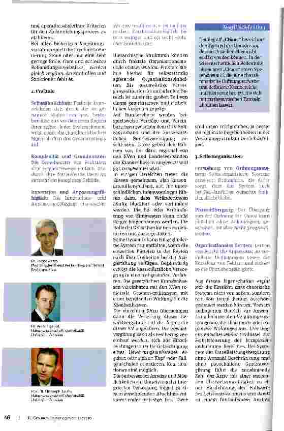 Vorschauseite 2: Kann die Chaos-Theorie helfen?