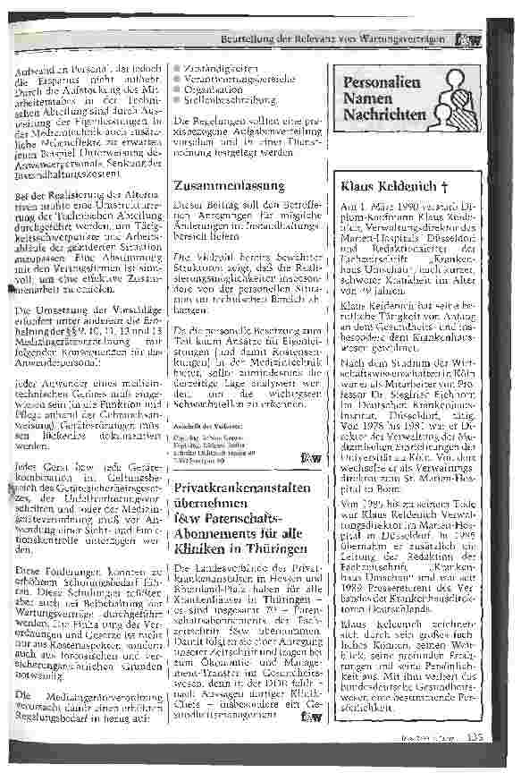 Vorschauseite 3: Beurteilung der Relevanz von Wartungsverträgen