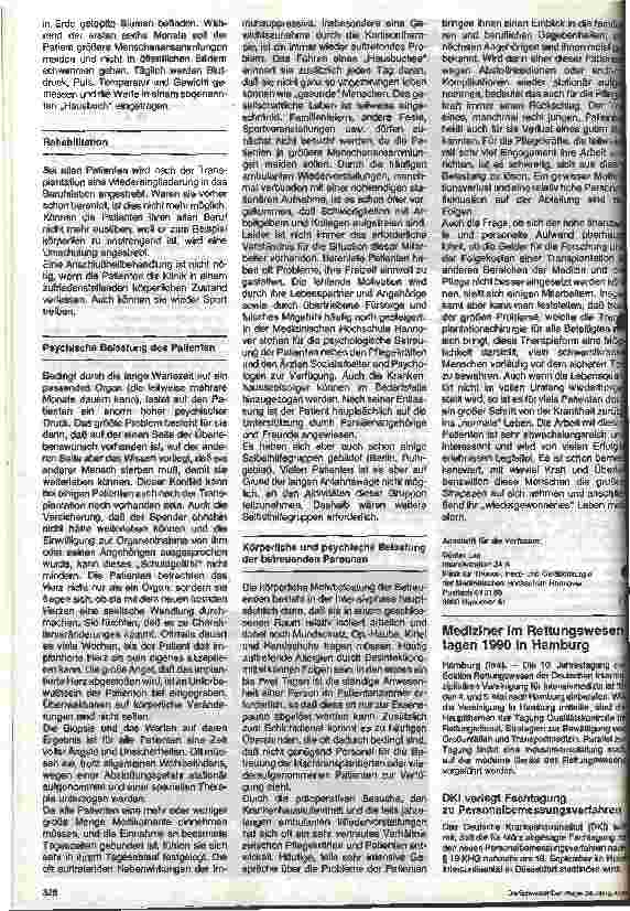 Vorschauseite 4: Besonderheiten und Probleme bei der Pflege herztransplantierter Patienten