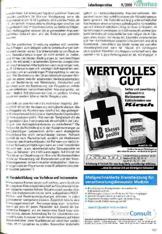 Vorschauseite 5: Krankenhauslaboratorien - Möglichkeiten und Risiken von Kooperationen