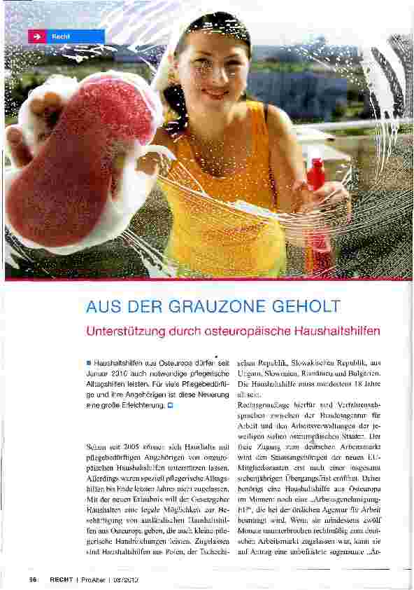 Vorschauseite 1: AUS DER GRAUZONE GEHOLT
