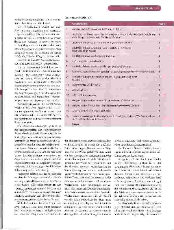 Vorschauseite 3: Standard „Suizidprophylaxe in der Pflege