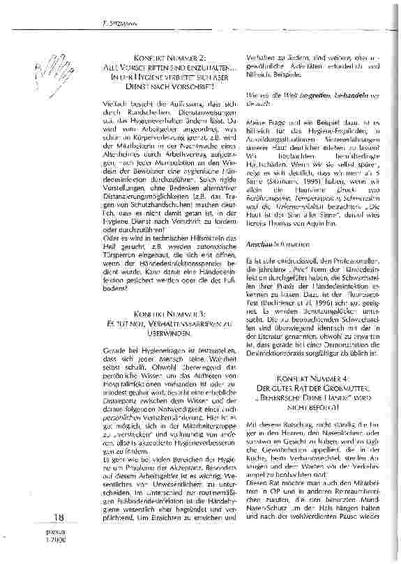 Vorschauseite 2: Händehygiene - die ewige Herausforderung