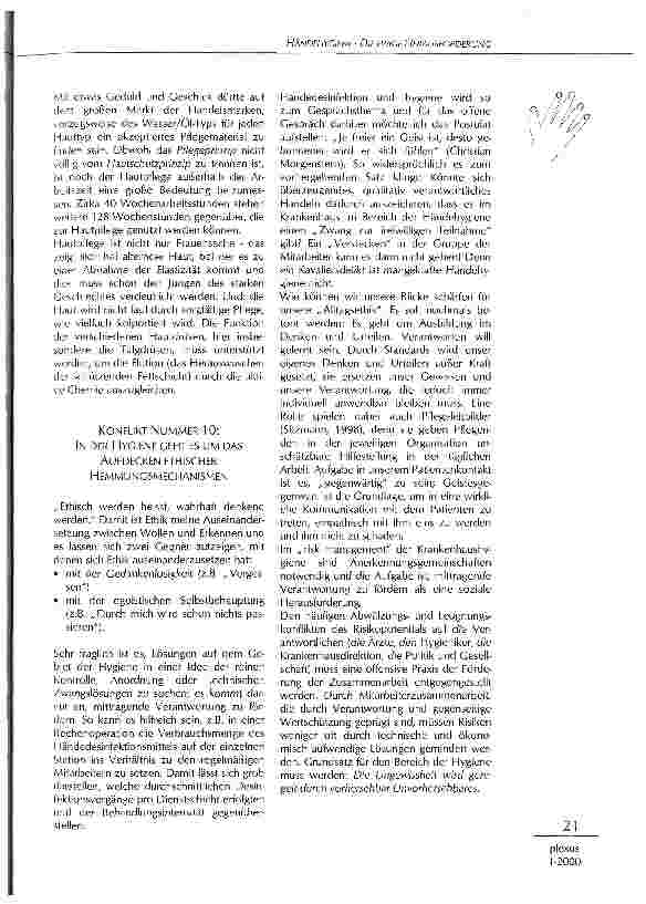 Vorschauseite 5: Händehygiene - die ewige Herausforderung