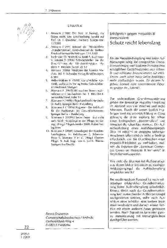 Vorschauseite 6: Händehygiene - die ewige Herausforderung
