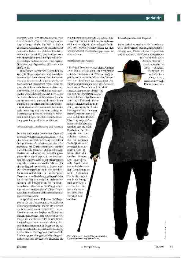 Vorschauseite 2: Pflege ist Begegnung