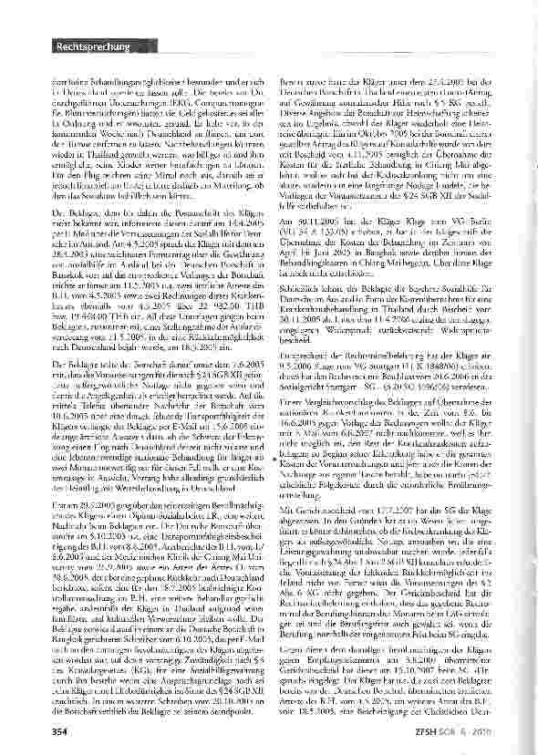 Vorschauseite 2: »Auslandssozialhilfe«; Außergewöhnliche Notlage; Gewöhnlicher Aufenthalt deutscher Staatsangehöriger im Ausland; sozialhilferechtliche Krankenhilfe; Verfassungsmäßigkeit