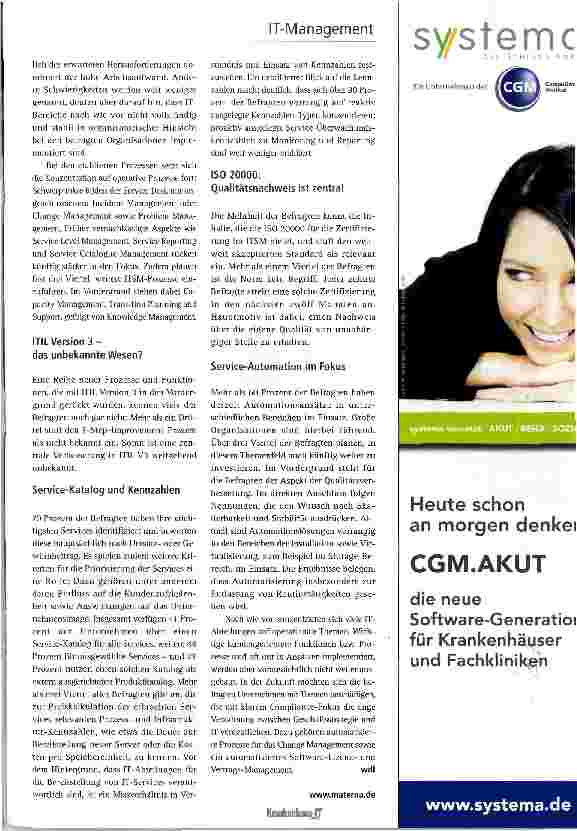 Vorschauseite 2: ITIL kommt in Fahrt -aber nur teilweise